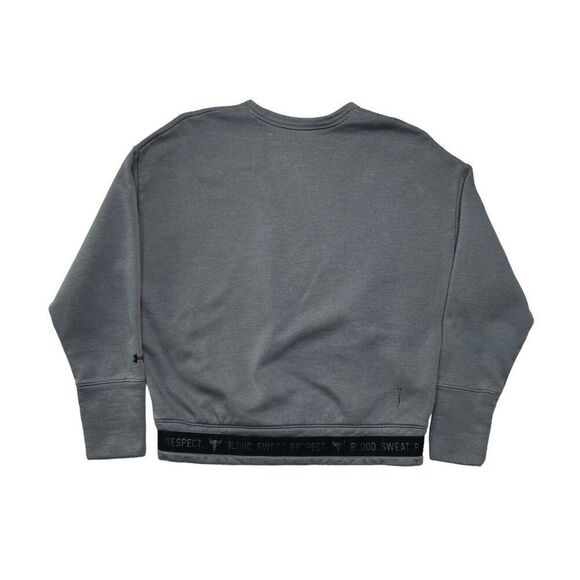 Under Armour Women's Project Rock Collection Blood Sweat Respect Sweatshirt - Picture 5 of 9